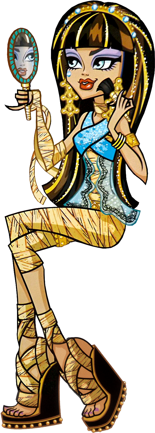 Cleo De Nile - Render Cleo De Nile Monster High (720x1729)