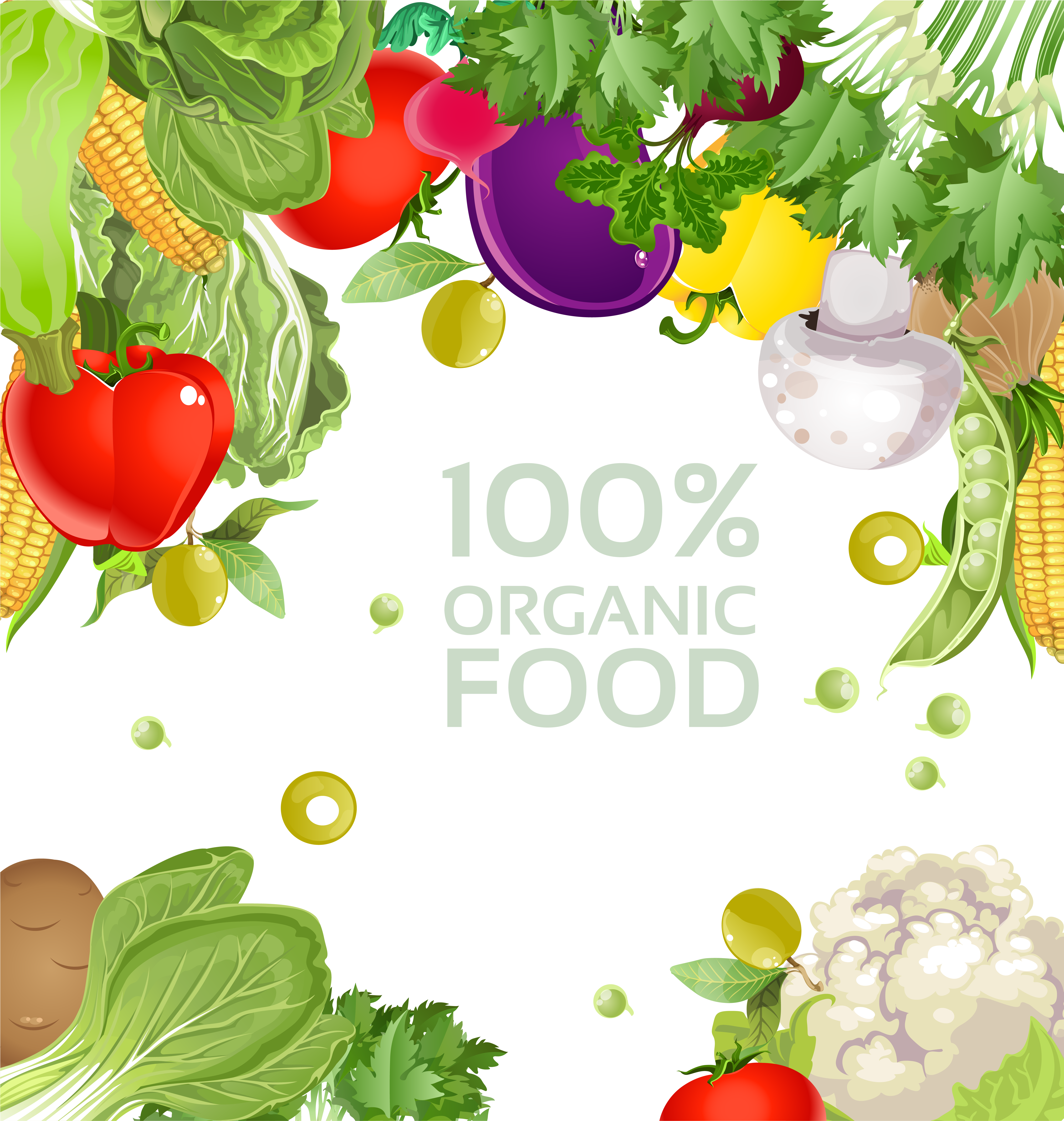 Organic Food Vegetarianism Diet Clip Art - Organic Food Vegetarianism Diet Clip Art (5959x8960)