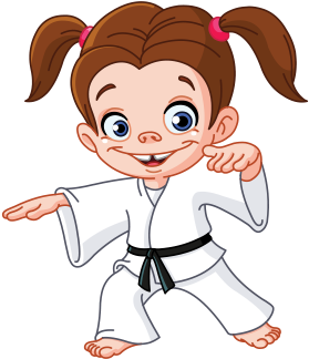 Http - //www - Richlandcreek - Com/uploads/karate Girl - Karate Girl Clip Art (305x415)