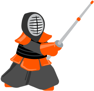 Kendo Ui - Kendo Clipart (350x369)