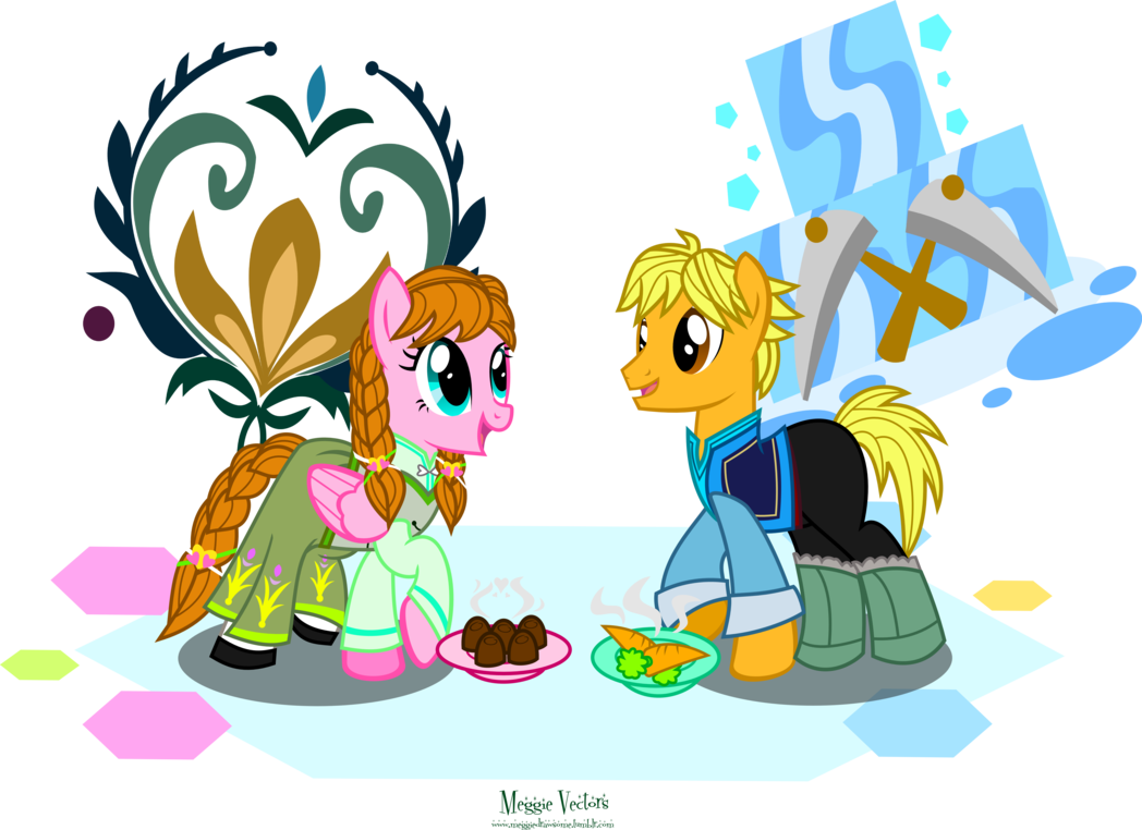 Anna & Kristoff [both As My Little Pony] - My Little Pony Anna And Kristoff (1048x762)