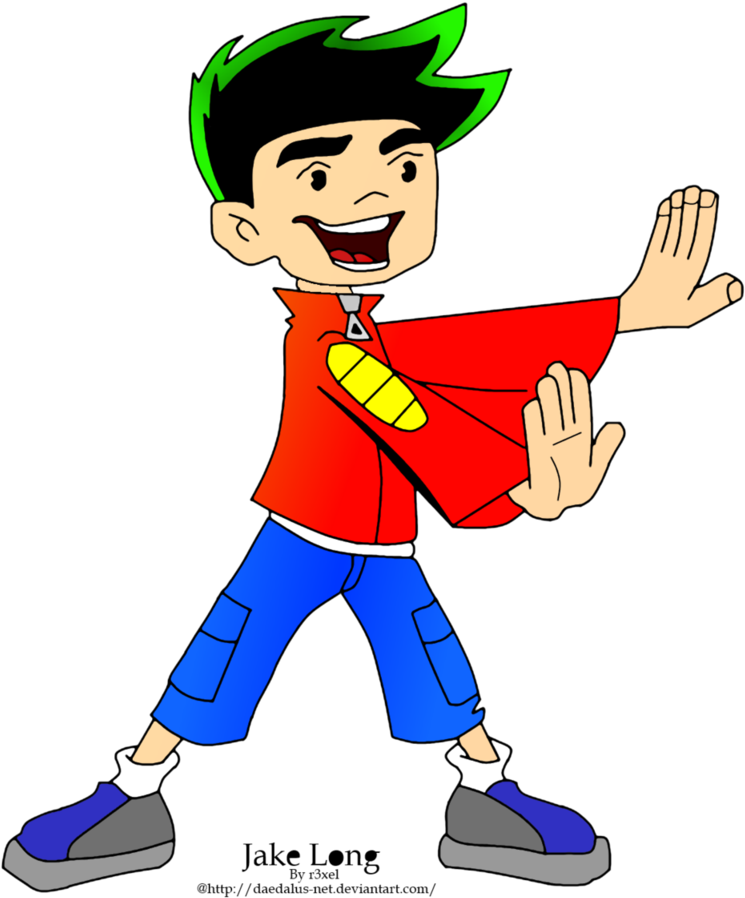 Jake Long Karate Coloured By Daedalus-net - Jake Long (820x975)