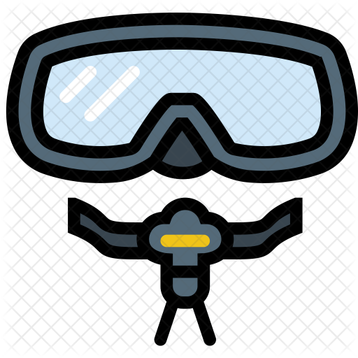 Scuba Icon - Diving Mask (512x512)
