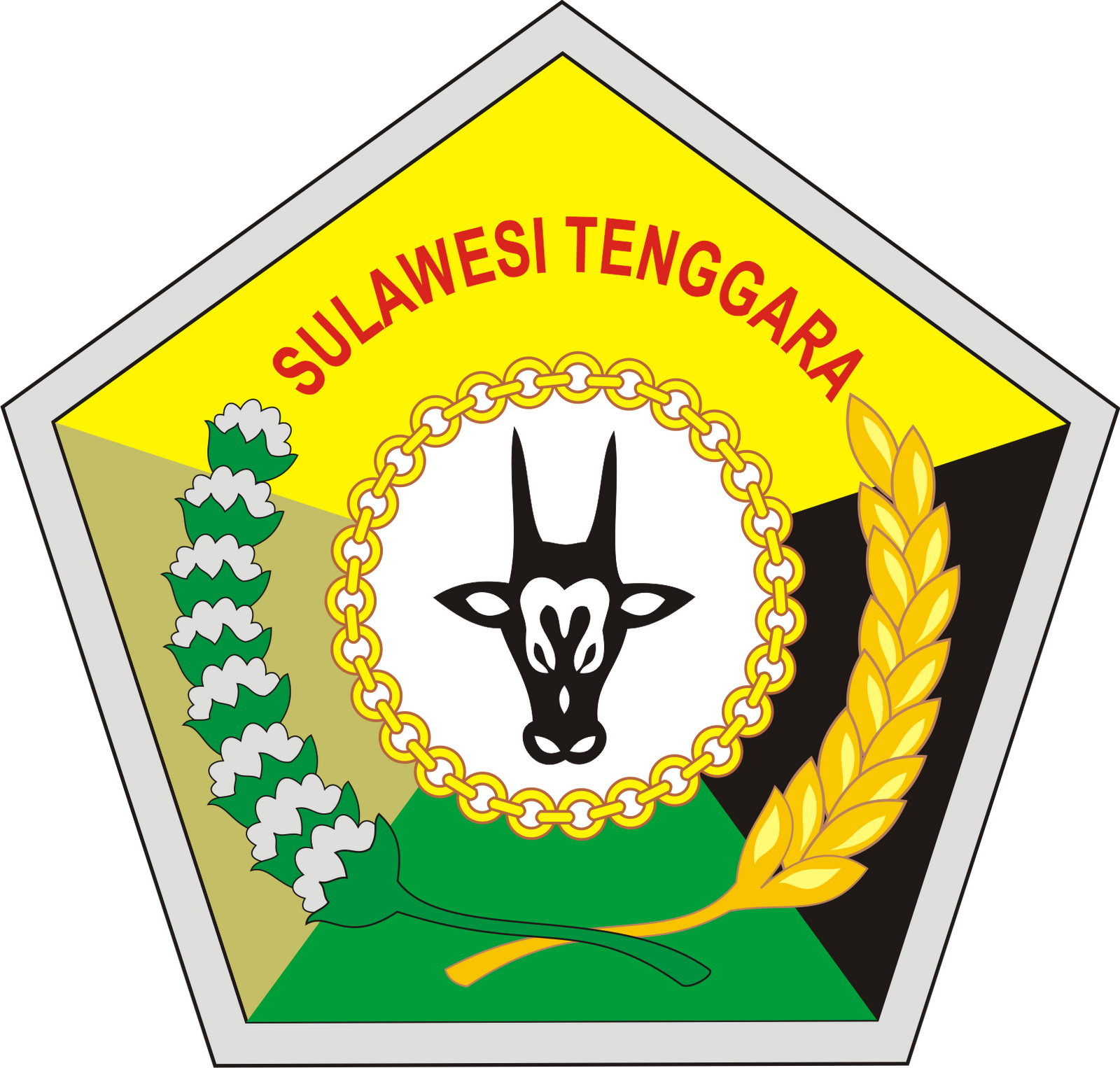 Download Sulawesi Tenggara Logo - Logo Provinsi Sulawesi Tenggara (1600x1526)
