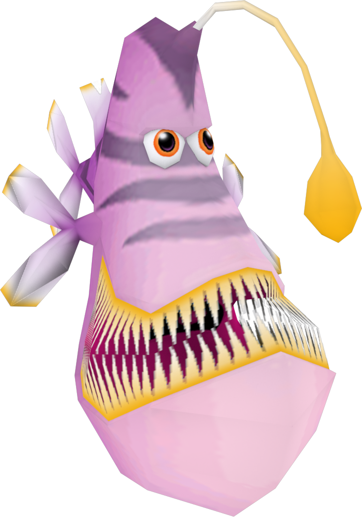 Anglerfish - Crash Bandicoot: The Wrath Of Cortex (729x1041)