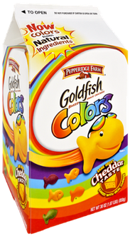 Goldfish® Colors Cheddar Taste Baked Snack Crackers - Goldfish® Colors Cheddar Taste Baked Snack Crackers (400x400)