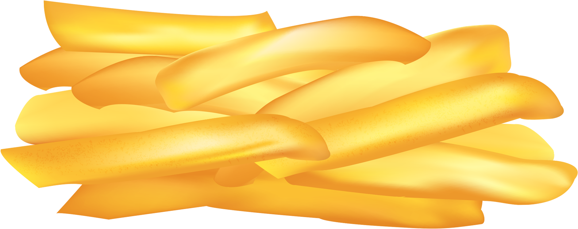 French Fries Png Clipart Image - French Fries Clipart (1999x960)
