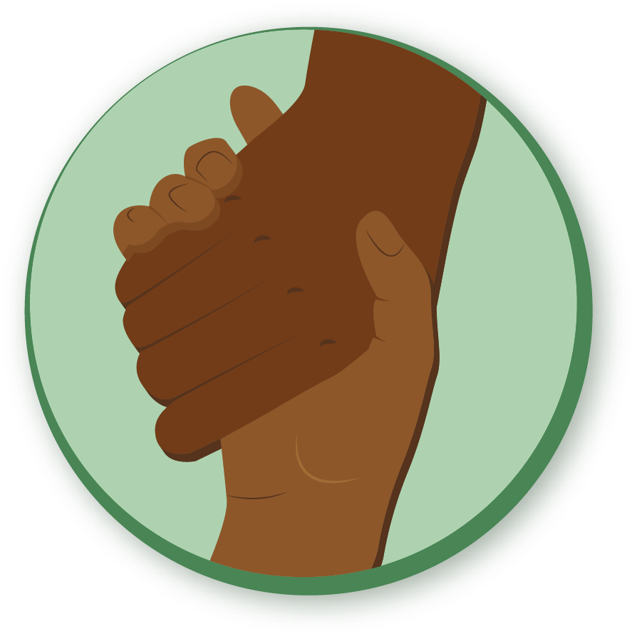 An Image Of A Canned Food Drive Bag - Circle (913x915)