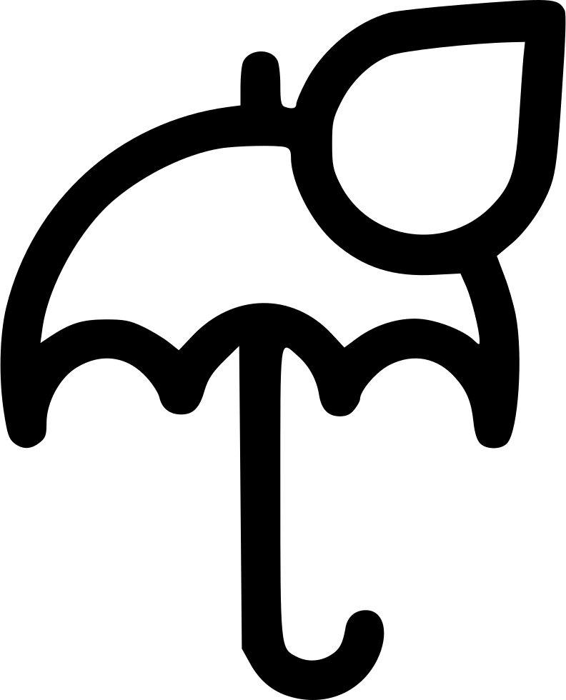 Rain Drop Umbrella Drib Device Protection Security - Icon (792x980)