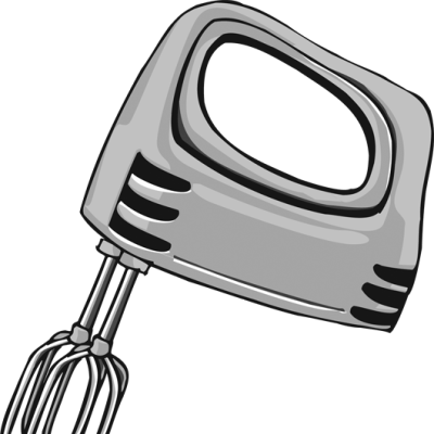 Hand Mixer Clipart - Pastry Blender (400x400)