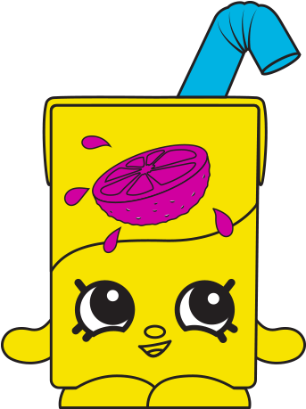 Pin Juice Box Clip Art - Shopkins Lucy Juice Box (575x475)