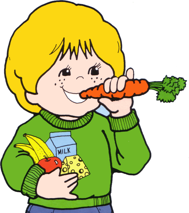 Healthy Eating Pictures - Eating Healthy Food Clipart (721x812)