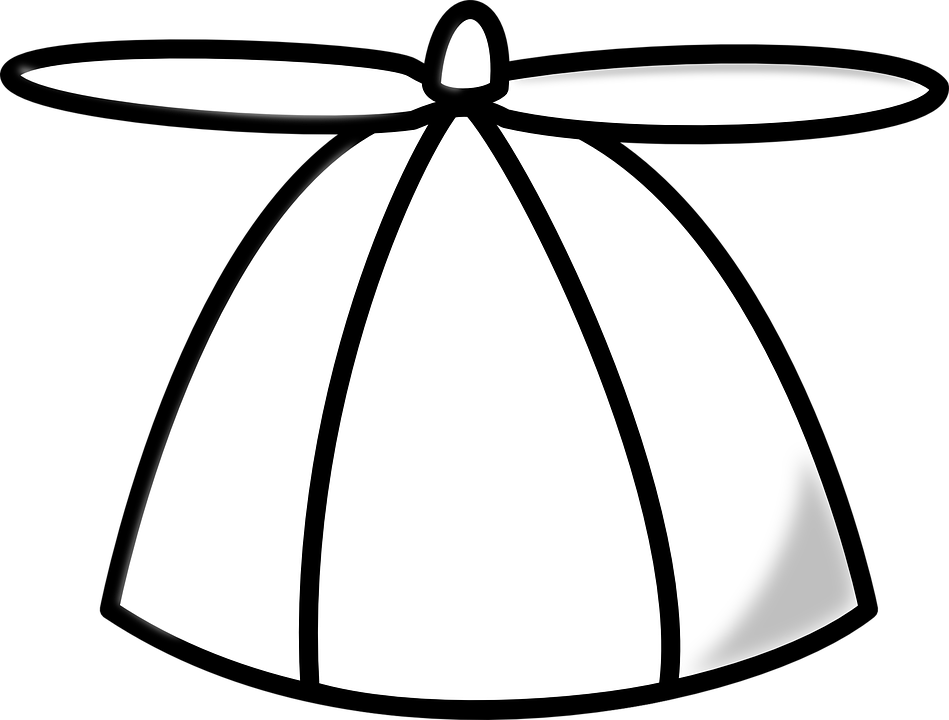 Blank Propeller Hat Clipart Clip Art At Clker - Propeller Hat Clip Art (949x720)