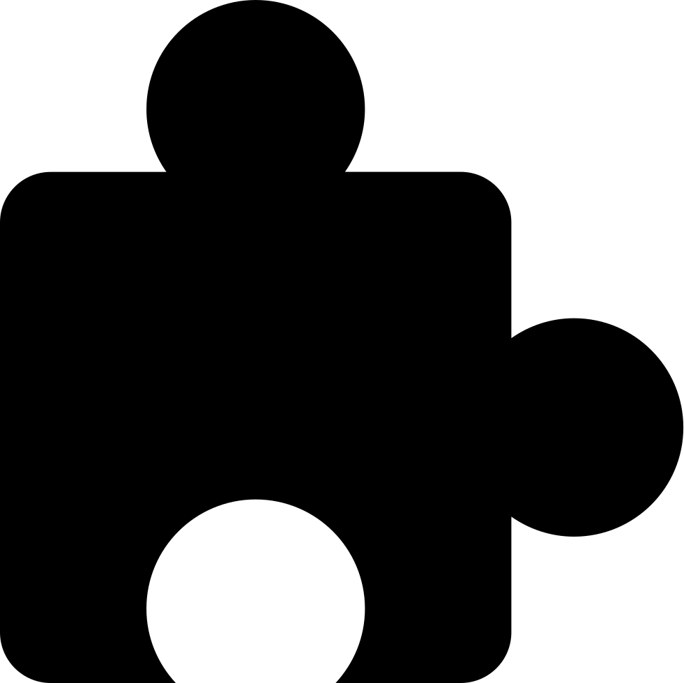 Puzzle Piece Black Shape Of Border Comments - Puzzle Pieces Black (981x980)