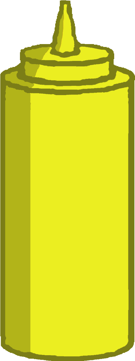 Ketchup And Mustard Bottles Png Clipart Image - Mustard Clipart Png (600x1600)