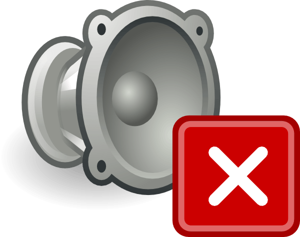 Audio Volume Muted Clip Art - ปุ่ม เปิด ปิด เสียง (600x474)