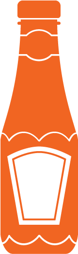 Farberware Bbq Ketchup And Mustard Plastic Bottles - Glass Bottle (400x696)