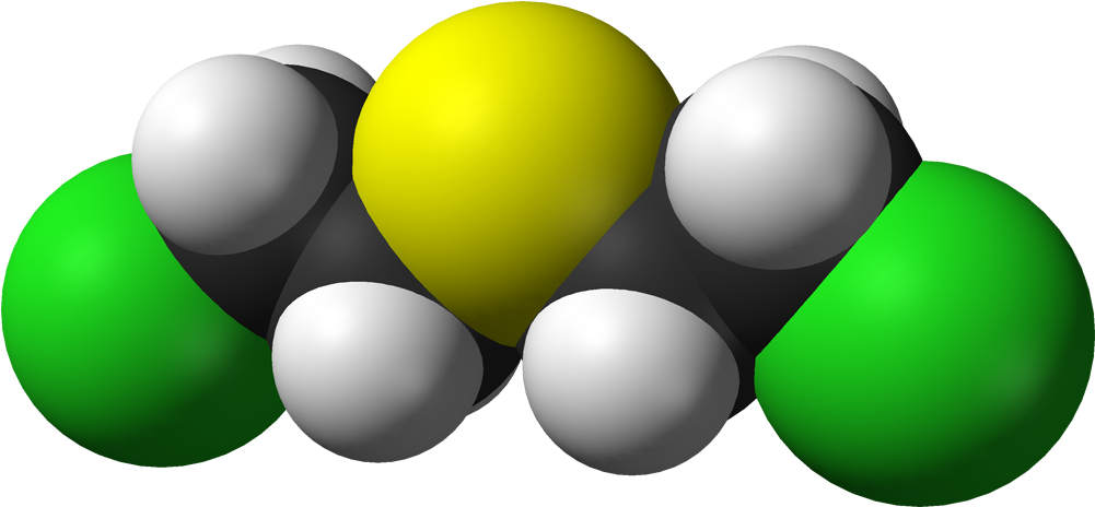 Sulfur Mustard Wikipedia - Yperit Molekula (1100x563)