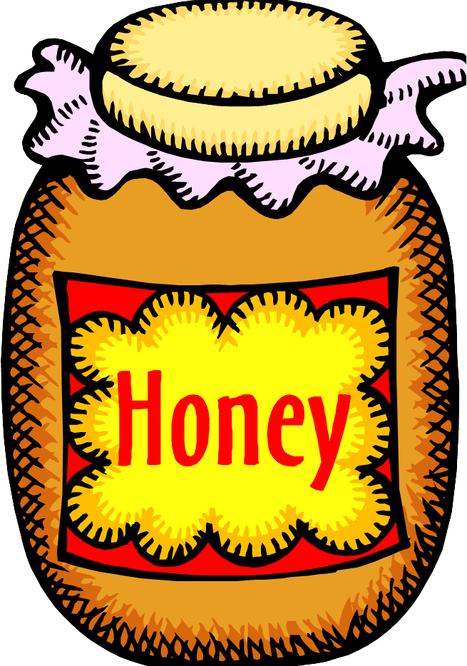 I Need A Hero - Cartoon Picture Of Honey Jar (655x934)