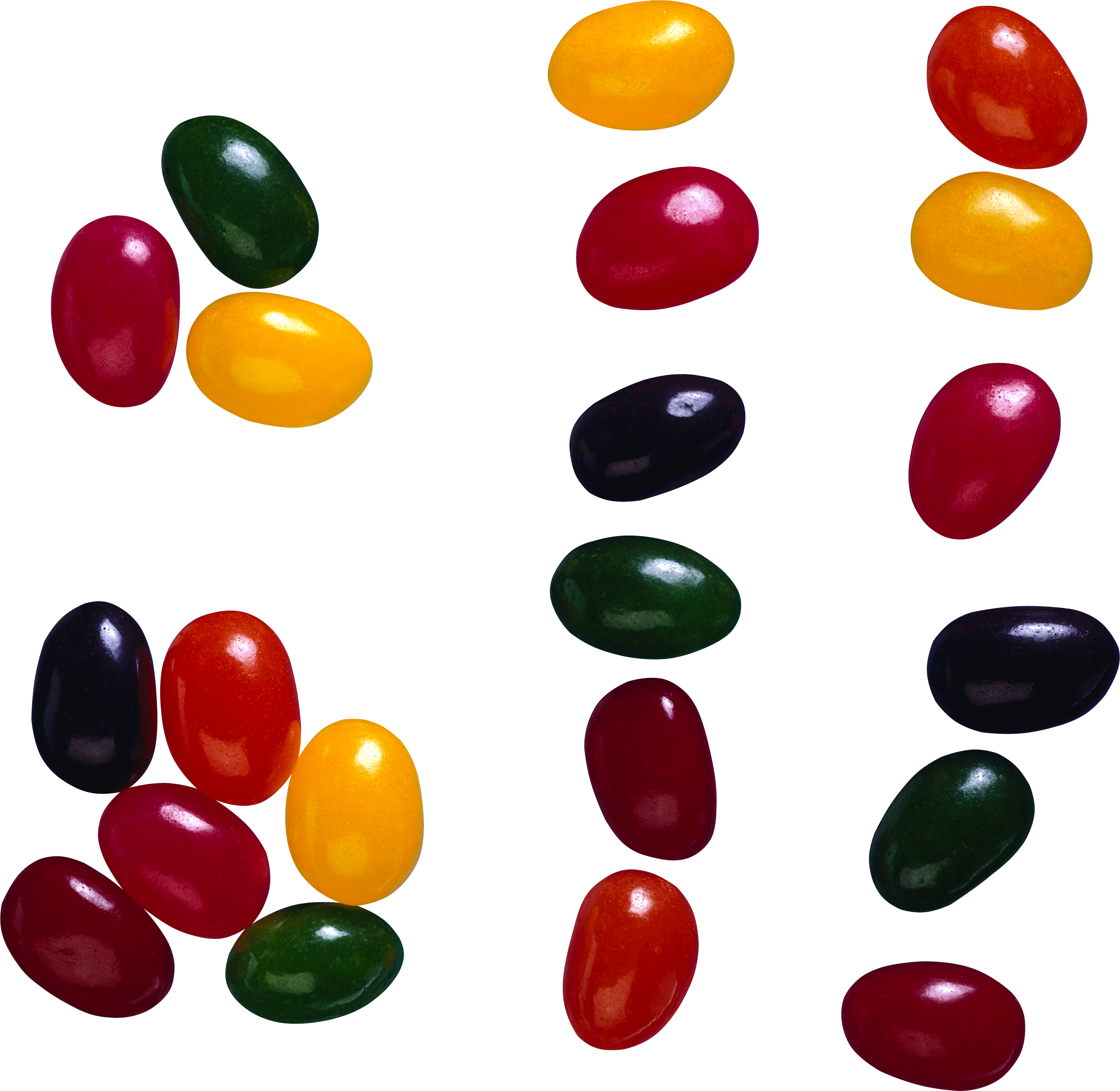 Jelly Bean Candy - Hard Candy (2713x2642)