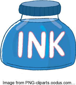 Ink Pot Clipart Png (600x400)