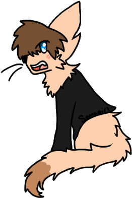 Nicolas Cage Cat Chibi Commission By Samagirl - Cartoon (328x411)