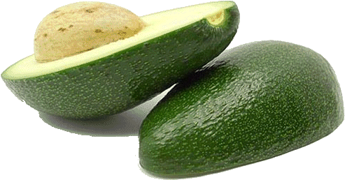 Avocado Clipart Animated - Avakado Yapraği (500x292)