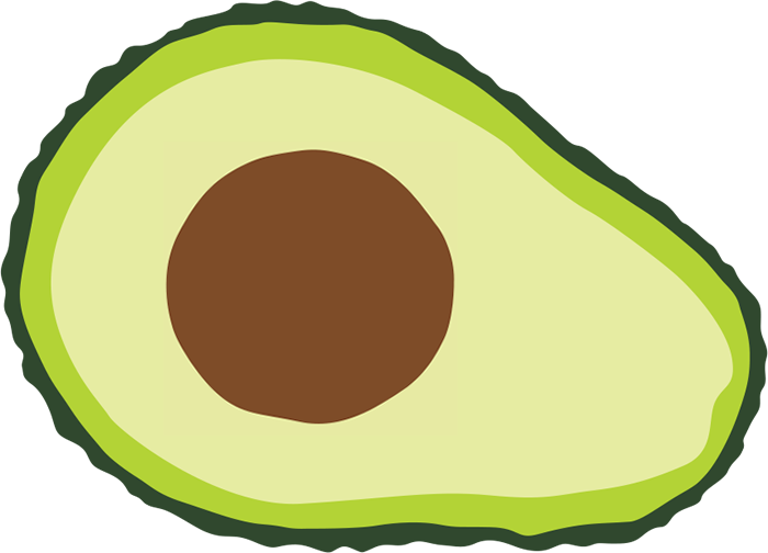 Mystic Avocado - Avocado Clipart Transparent (700x504)