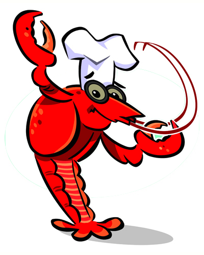 Picture - Crawfish Clip Art (400x500)
