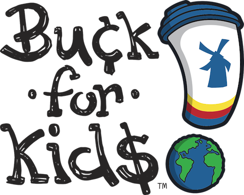 Dutch Bros Clipart - Dutch Bros Buck For Kids Day (500x401)