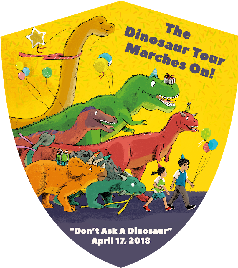 Don't Ask A Dinosaur - Illustration (1035x1124)
