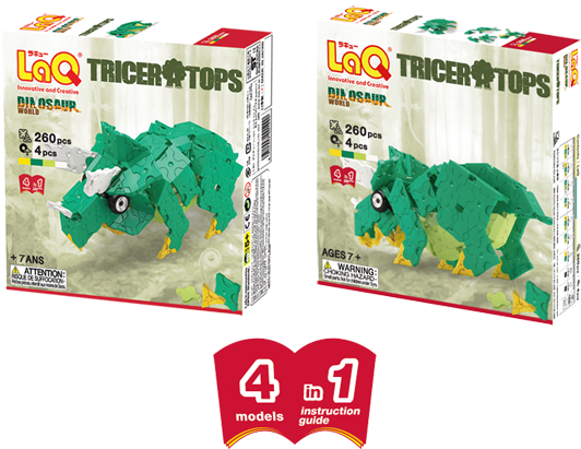 Laq Dinosaur World - Laq Dinosaur World Triceratops (784x624)