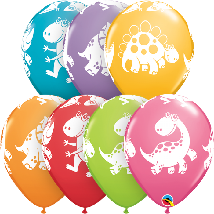 Dinosaur - Cute &amp; Cuddly Dinosaur Balloon, Sold Singly (700x870)