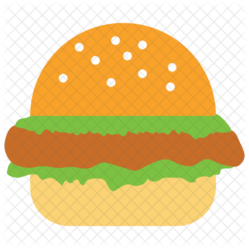 Chicken Burger Icon - Cheeseburger (512x512)