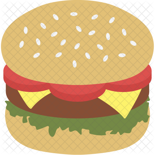 Burger Icon - Hamburger (512x512)