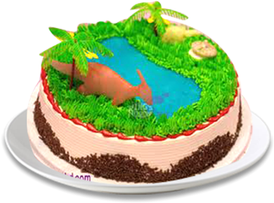 Picture Of Dinosaur Cake - Cake (560x560)