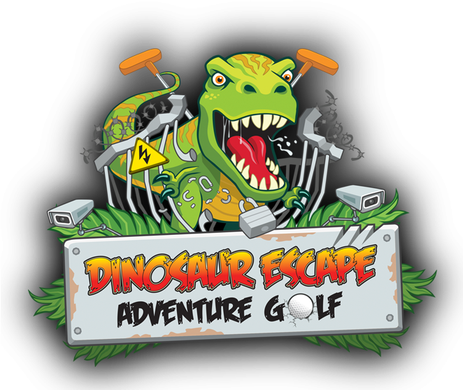 Dinosaur Crazy Golf - Dinosaur Escape (661x579)