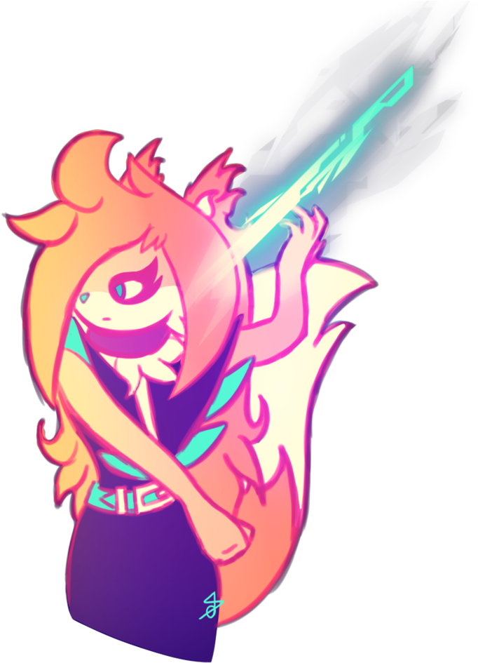 Her Beam Of Light By Dogy9978 - Cartoon (835x958)