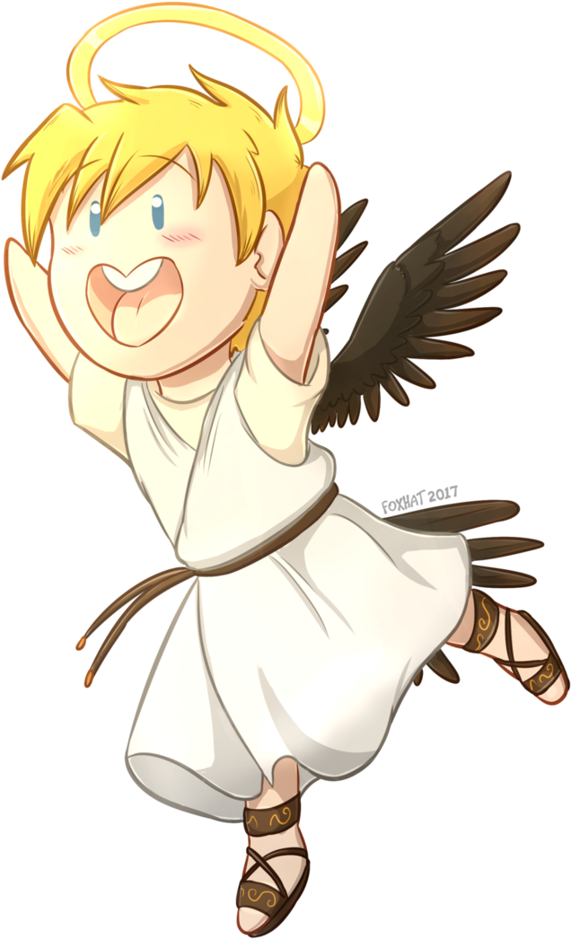 Christian As An Angel By Foxhatart - Teddy Bear (710x1126)