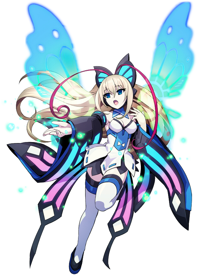 Binah, The Sephirot Of Understanding - Azure Striker Gunvolt 2 Characters (723x913)
