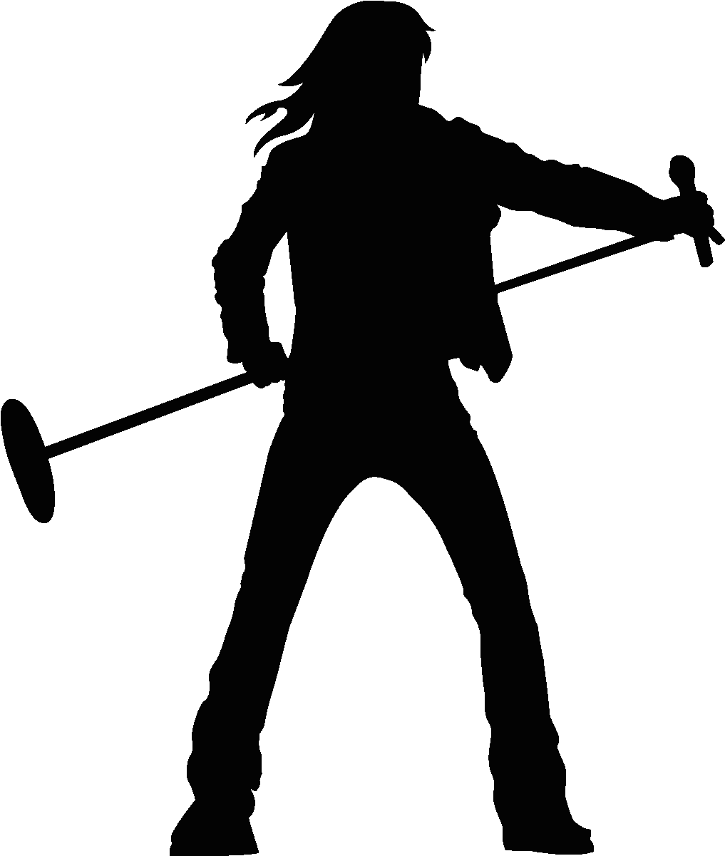 Singer Rock Music - Silhouette Chanteur Png (1200x1200)