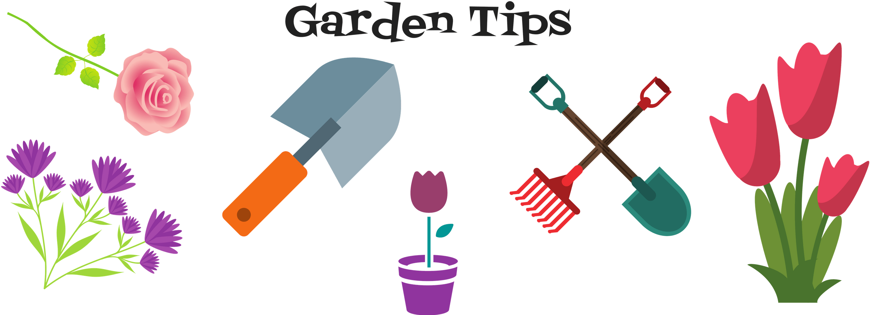 Garden Tips Banner - Gardening (3000x1055)