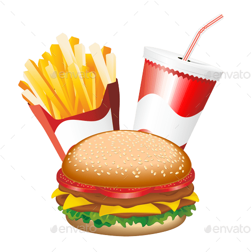 Fast Food Vector (500x500)