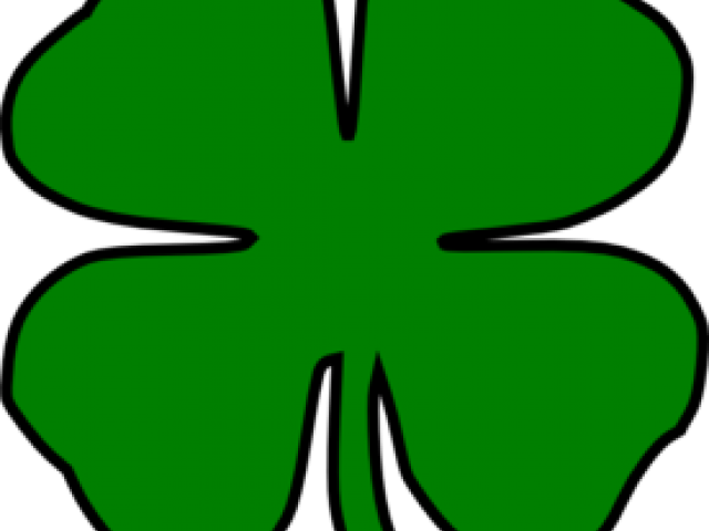 Shamrock Cliparts - Four-leaf Clover (640x480)