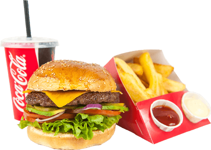 Hamburger Combo Dubrovnik - Fast Food Combo (422x300)