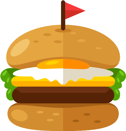 Hamburger Free Icon - Burgercartoons Png (512x512)