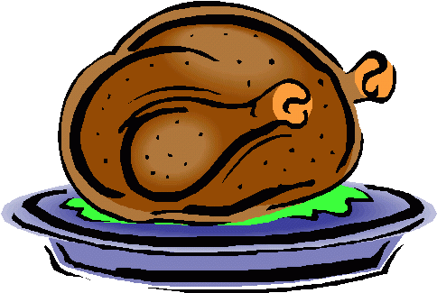 Meal Clipart Turkey Dinner - Grow Foods Clip Art (491x330)