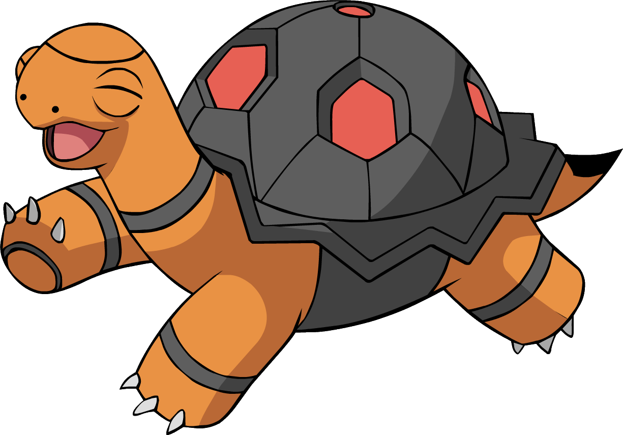 Torkoal Evolution Chart - Orange Turtle Pokemon (1225x855)
