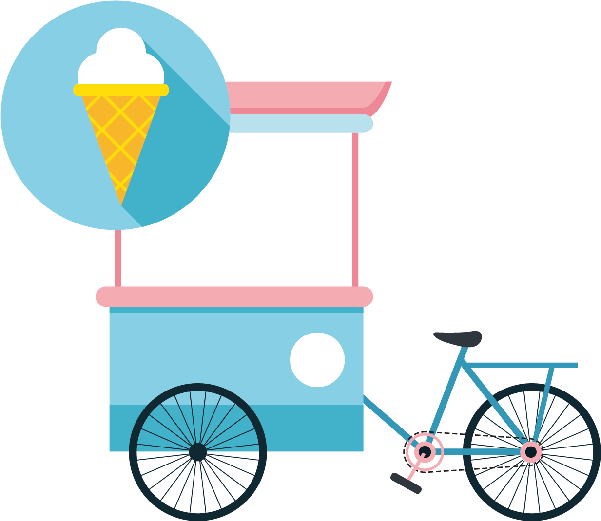 Ice Cream Cartoon Clip Art - Poster (1500x1500)