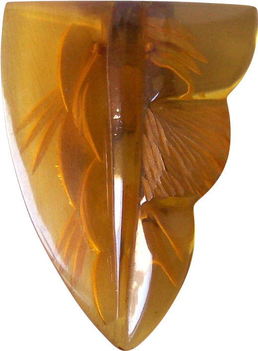Vintage Bakelite Dress Clip Apple Juice Bakelite Under - Ring (706x706)